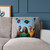 Cap Toss Celebration - Square Poly Canvas Pillow