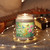 Serene Garden Escape - Scented Soy Candles with White Lid, 9oz