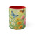 Serene Garden Escape - Colorful Accent Mugs, 11oz