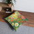 Serene Garden Escape - Tufted Floor Pillow, Square