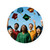 Cap Toss Celebration - Round Stickers, Indoor\Outdoor