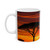 Savanna Sunset Harmony - Ceramic Mug, (11oz, 15oz)
