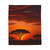 Savanna Sunset Harmony - Velveteen Plush Blanket