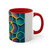 Kaleidoscope Harmony - Colorful Accent Mugs, 11oz