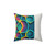 Kaleidoscope Harmony - Spun Polyester Square Pillow