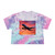 Skyward Bound - Women's Tie-Dye Crop Tee