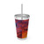 Skyward Bound - Sunsplash Tumbler with Straw, 16oz