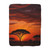 Savanna Sunset Harmony - Sherpa Fleece Blanket