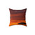 Savanna Sunset Harmony - Faux Suede Square Pillow
