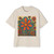 Psychedelic Flower Power - Men's Heavy Oversized Tee