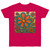 Psychedelic Flower Power - Single Jersey T-shirt