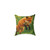 Whimsical Fox Tails - Square Poly Canvas Pillow