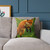 Whimsical Fox Tails - Square Poly Canvas Pillow