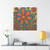 Psychedelic Flower Power - Matte Canvas, Stretched, 1.25"
