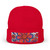 Psychedelic Flower Power - Knit Beanie (Embroidery)