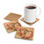 Enduring Love Blossoms - Corkwood Coaster Set