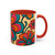 Psychedelic Flower Power - Accent Coffee Mug (11, 15oz)