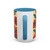 Psychedelic Flower Power - Accent Coffee Mug (11, 15oz)