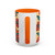 Psychedelic Flower Power - Accent Coffee Mug (11, 15oz)