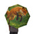 Whimsical Fox Tails - Semi-Automatic Foldable Umbrella