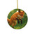 Whimsical Fox Tails - Ceramic Ornaments, 2-Side Print, (1pc, 3pcs, 5pcs, 10pcs)