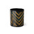 Opulent Geometry - Black Coffee Cup, 11oz