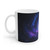 Galactic Symphony - White Ceramic Mug, 11oz and 15oz