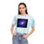 Galactic Symphony - Women's Tie-Dye Crop Tee
