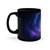 Galactic Symphony - Black Coffee Mug, 11oz