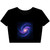 Galactic Symphony - Women’s Poly-Cotton Crop Tee