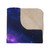 Galactic Symphony - Tan Sherpa Blanket
