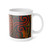 Sunstone Embrace - White Ceramic Mug, 11oz
