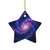 Galactic Symphony - Ceramic Ornament, 4 Shapes