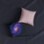 Galactic Symphony - Square Pillow - Pink Back