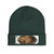 Savory Elegance - Knit Beanie (Embroidery)