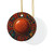 Sunstone Embrace - Decorative Ceramic Ornaments, Double-Sided (1pc, 3pcs, 5pcs, 10pcs)