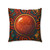 Sunstone Embrace - Tufted Floor Pillow, Square