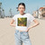 Pedal Through Paradise - Women's Flowy Cropped Tee