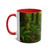 Ecosystem Harmony - Two-Tone Coffee Mugs, 11oz