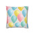 Whimsical Balloon Bash - Square Poly Canvas Pillowcase