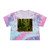 Ecosystem Harmony - Women's Tie-Dye Crop Tee