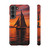 Sailing into Sunset - Phone Case With Card Holder