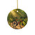 Pedal Through Paradise - Decorative Ceramic Ornaments, Double-Sided (1pc, 3pcs, 5pcs, 10pcs)