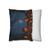 Whimsical Campfire Nights - Square Poly Canvas Pillowcase