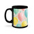 Whimsical Balloon Bash - Black Coffee Mug, 11oz
