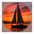 Sailing into Sunset - PU Leather Mouse Mat Sailing into Sunset - PU Leather Mouse Mat
