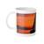 Sailing into Sunset - White Ceramic Mug, 11oz