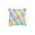 Whimsical Balloon Bash - Square Pillow - Pink Back