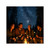 Whimsical Campfire Nights - Square Vinyl Stickers