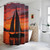 Sailing into Sunset - Shower Curtains